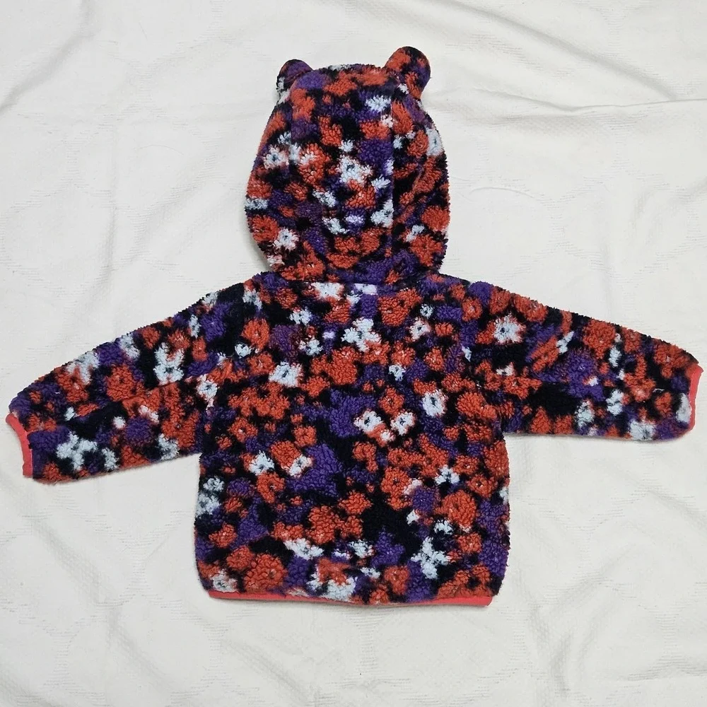 The North Face Fleece‎ Camo Hoodie Infant 3-6M Multi Campshire Bear Ear Jacket